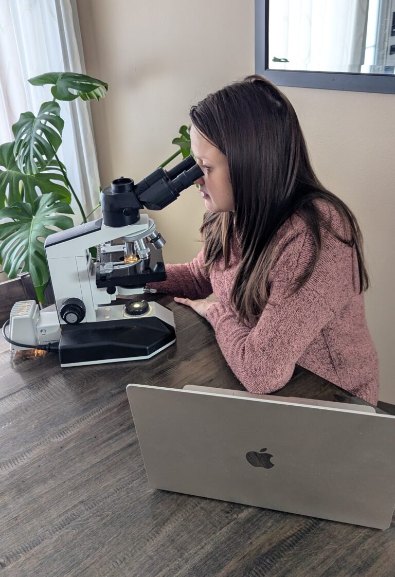 Working with me live blood analysis